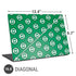 DC Comics Green Lantern Logo Pattern Universal Laptop 16.6in (13.4 x 9.7in) Skin